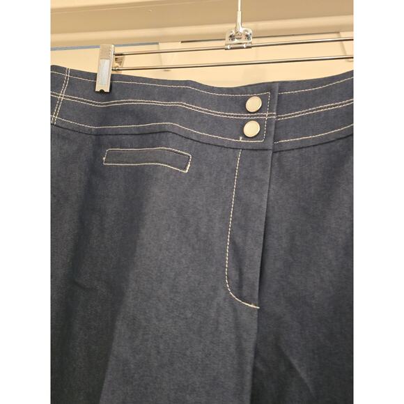 KASPER PANT SUIT Jacket sz 16/Pant sz12 INSEAM 28'/Stetch Denium NWT - Picture 11 of 16